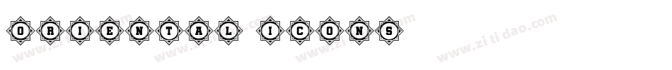 Oriental Icons字体转换